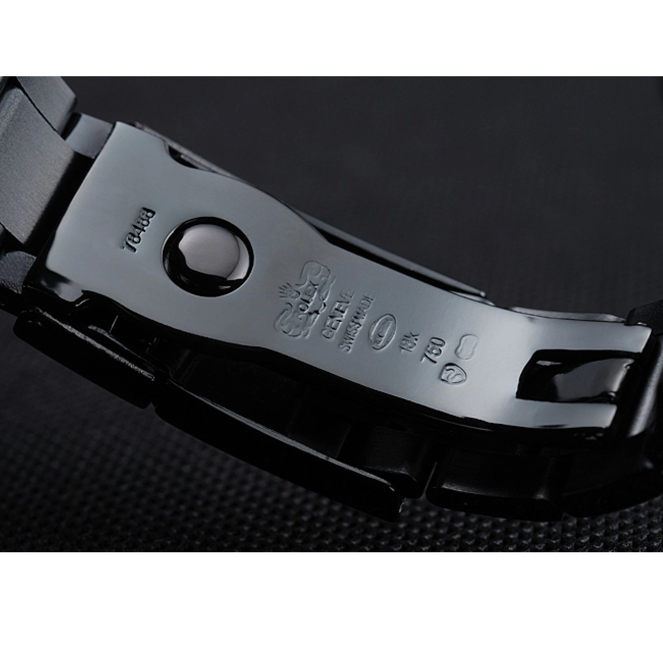 Aaa replica watch Black And Bracelet Dial And Stainless 1454249 Steel Daytona Rolex White Case Cosmograph Black 0802